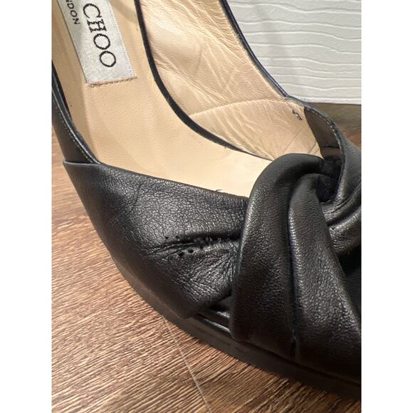 Black Jimmy Choo Stiletto Pumps - Picture 9 of 9